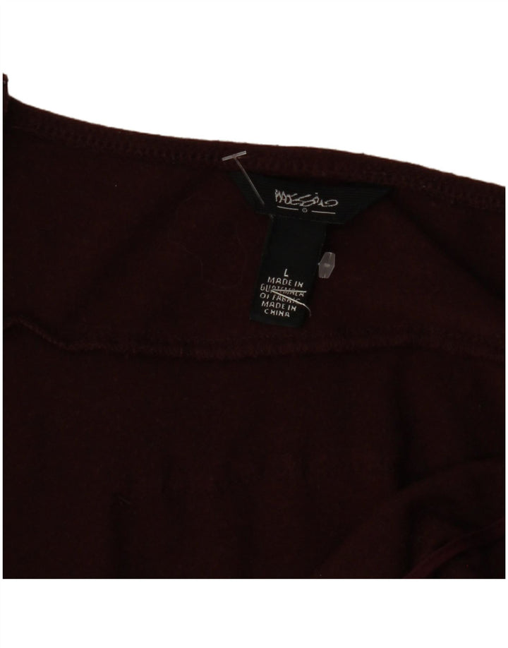 Mossimo Damen Sommerkleid UK 44 Large Burgundy Classic
