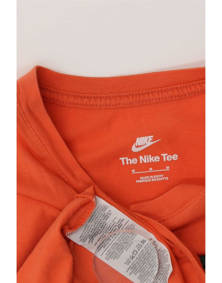 Nike Herren-T-Shirt mit Grafik, mittelorange Baumwolle