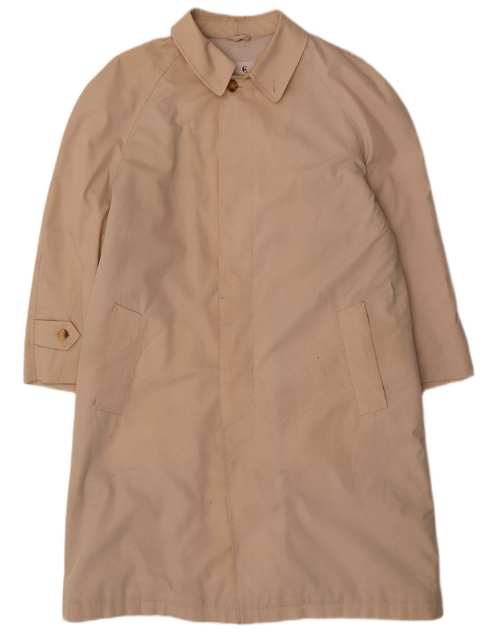Cerruti 1881 Herrenmantel IT 46 Small Beige Baumwolle