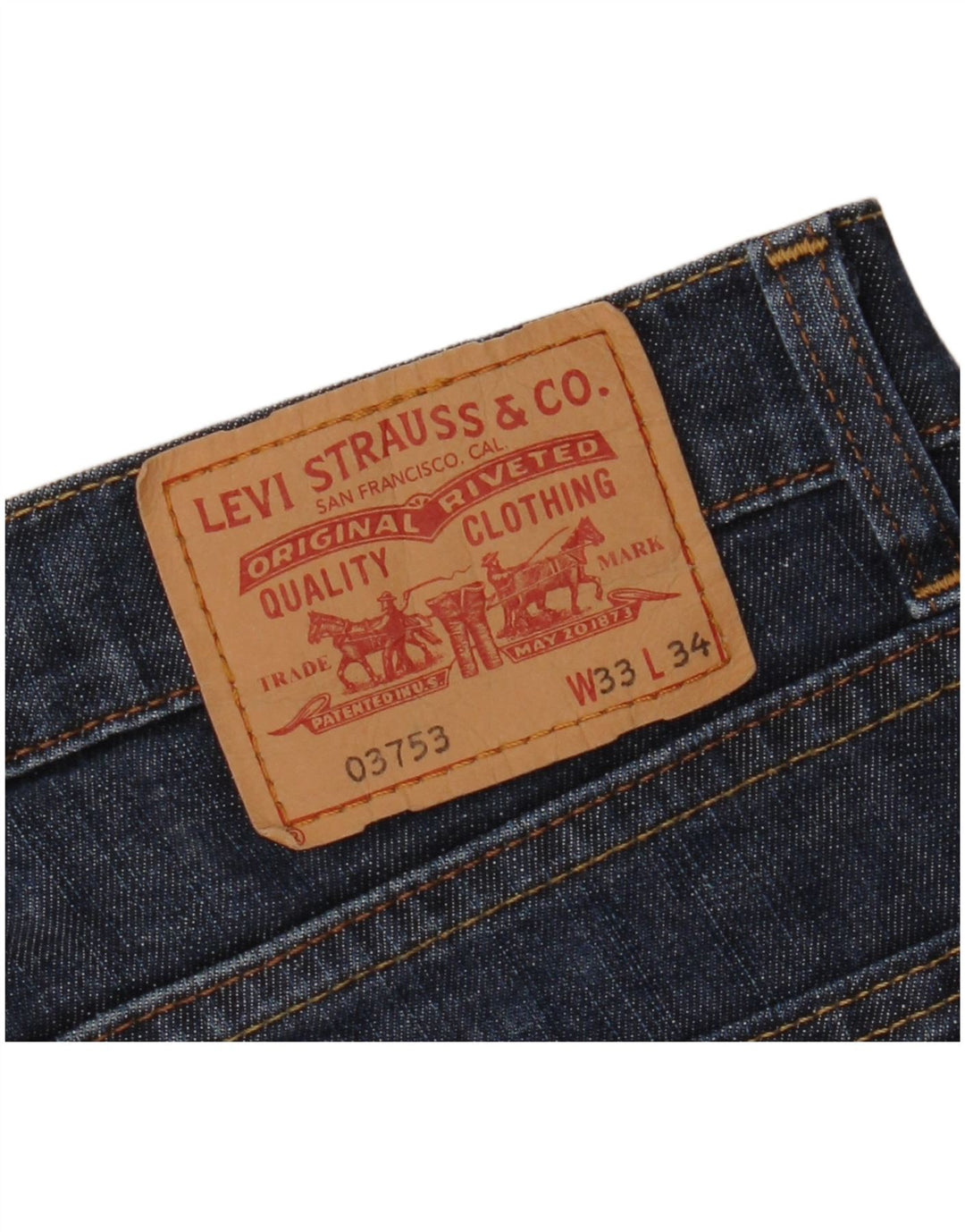 Levi's Herren Slim Jeans W33 L30 Marineblau
