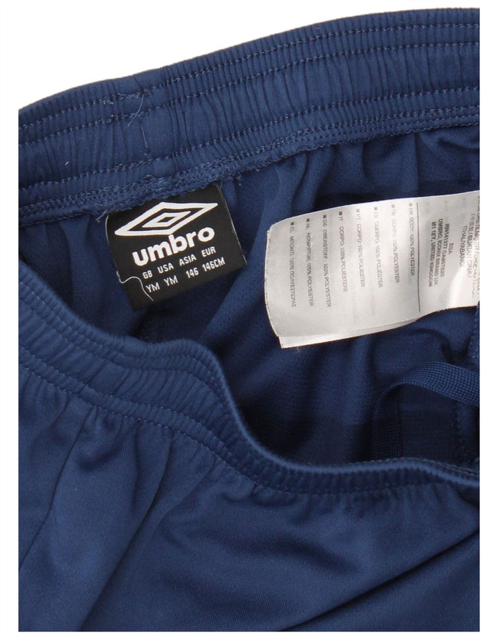 Umbro Sportshorts für Jungen, 9–10 Jahre, mittelgroß, marineblau, Polyester