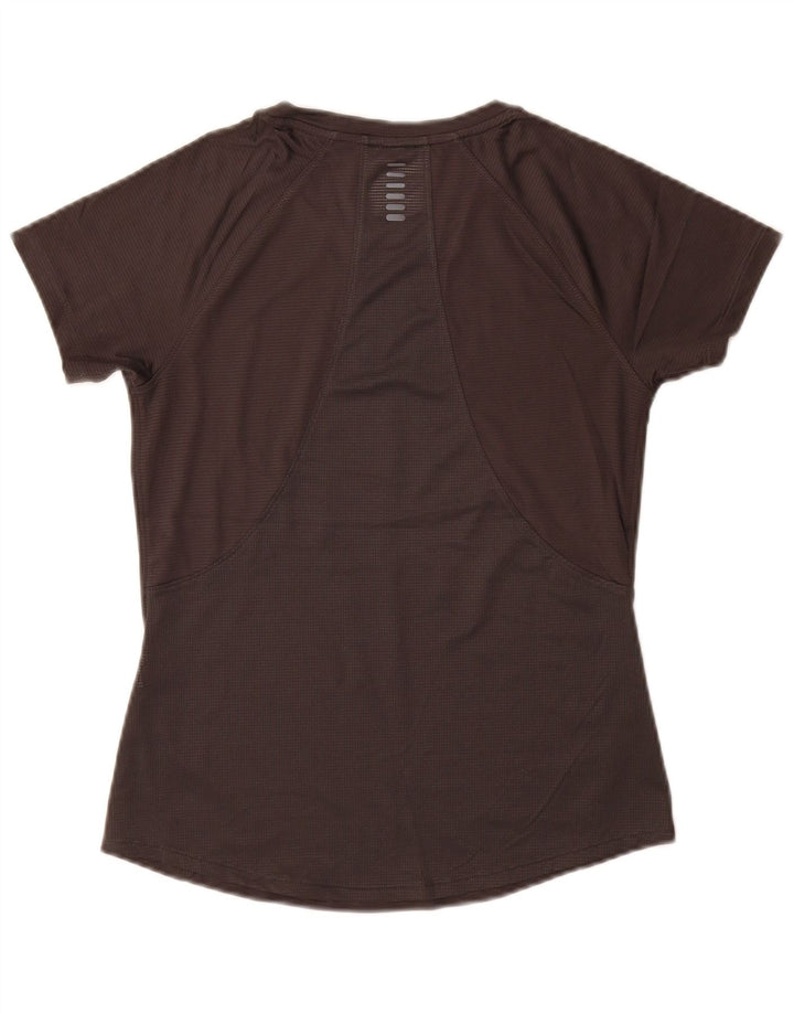 UNDER ARMOUR Damen Grafik-T-Shirt-Oberteil UK 6 XS Grau