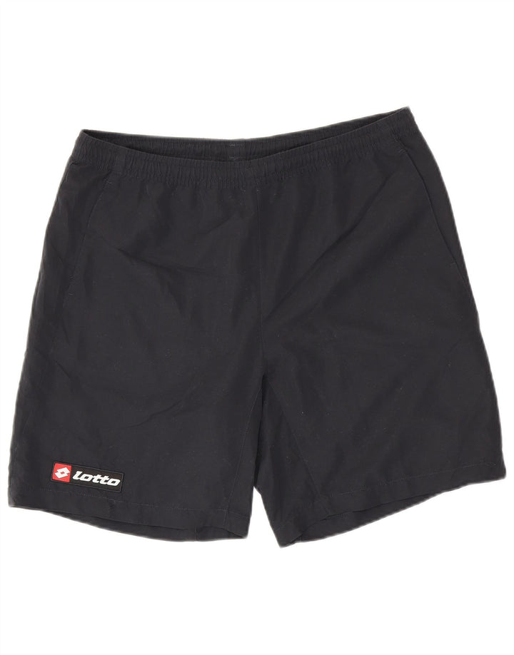 LOTTO Herren-Sportshorts, Größe L, Schwarz