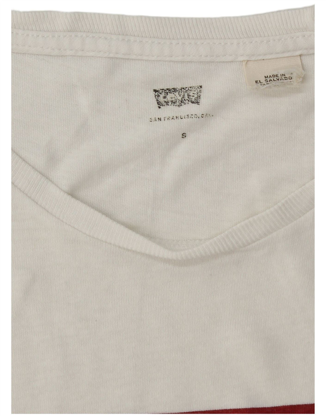 Levi's Herren-T-Shirt mit Grafik, Größe S, Weiß