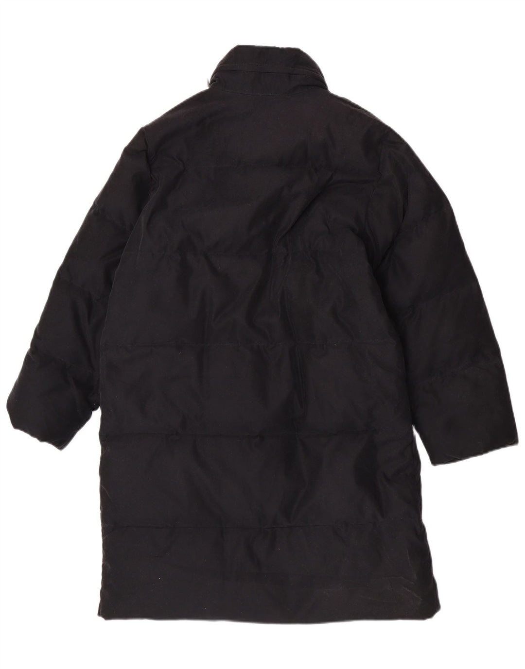 Belfe Womens Hooded Loose Fit Wattierter Mantel IT 40 Small Schwarz Polyester