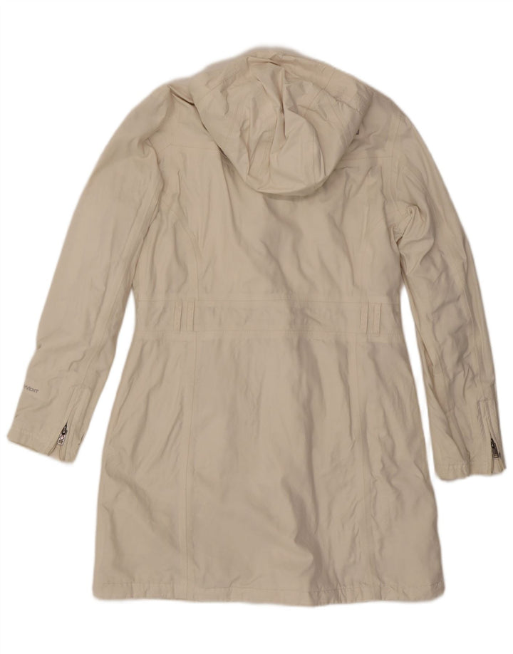 THE NORTH FACE Damen-Mantel mit Kapuze, UK 14, großes weißes Nylon