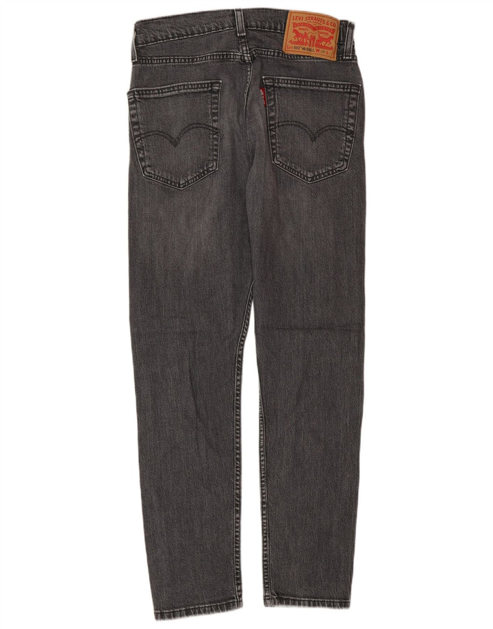 LEVI'S Herren 502 Hi-Ball Tapered Jeans W29 L30 Graue Baumwolle