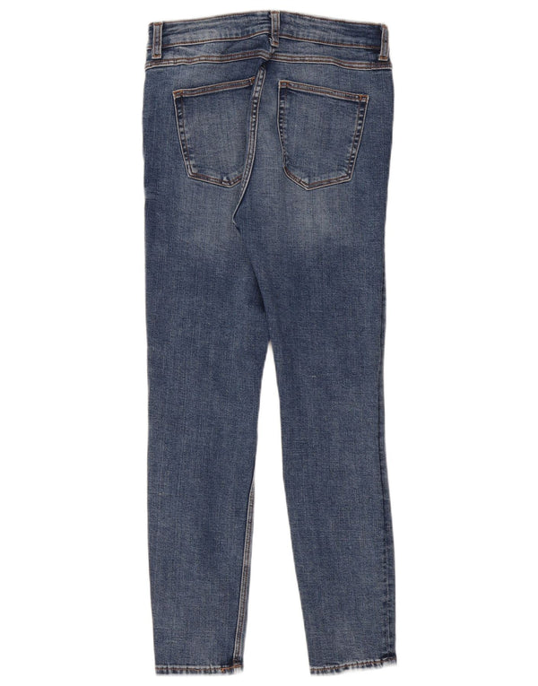 Zara Damen Skinny Jeans EU 40 Medium W30 L27 Blau