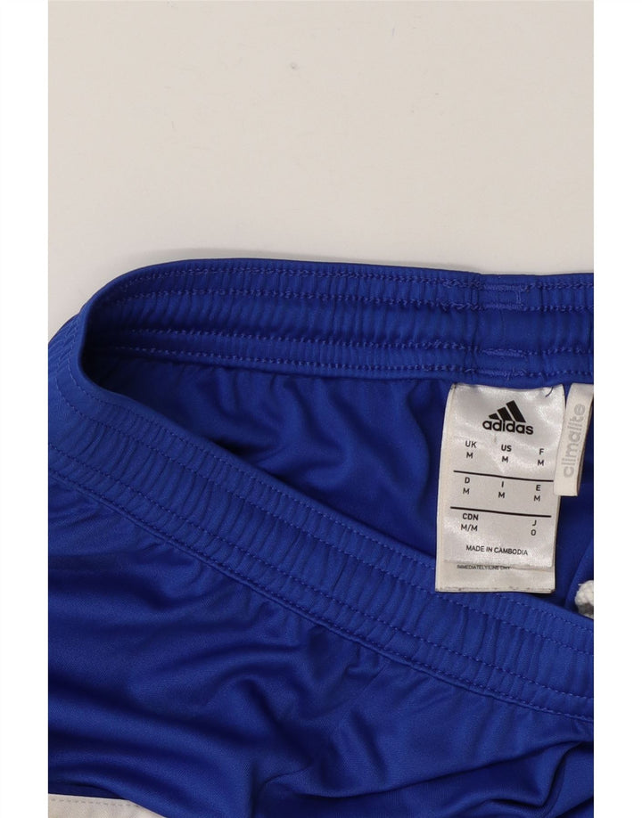 Adidas Herren Climalite Sport Shorts Mittelblaues Colourblock-Polyester