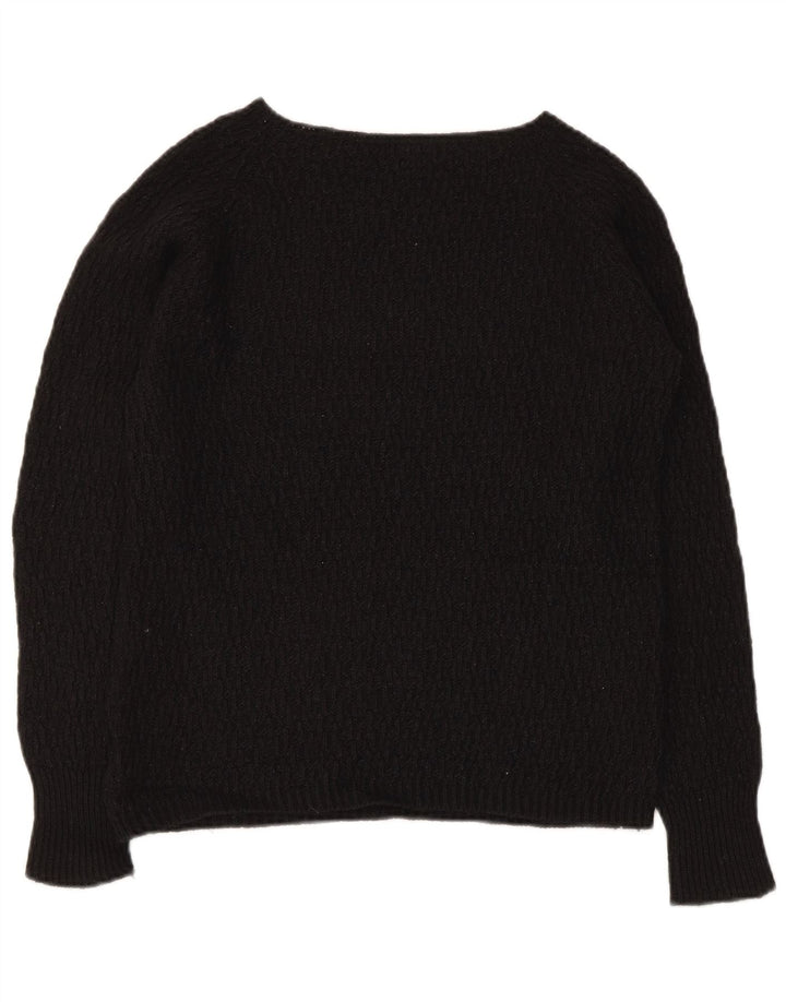 Gas Damen-Pullover mit U-Boot-Ausschnitt, Gr. 8, Schwarz
