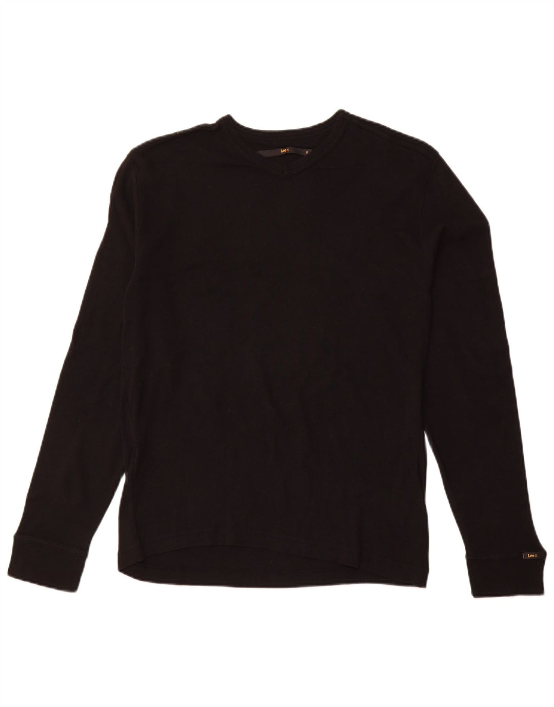 LEE Herren Top Langarm XL Schwarz Baumwolle