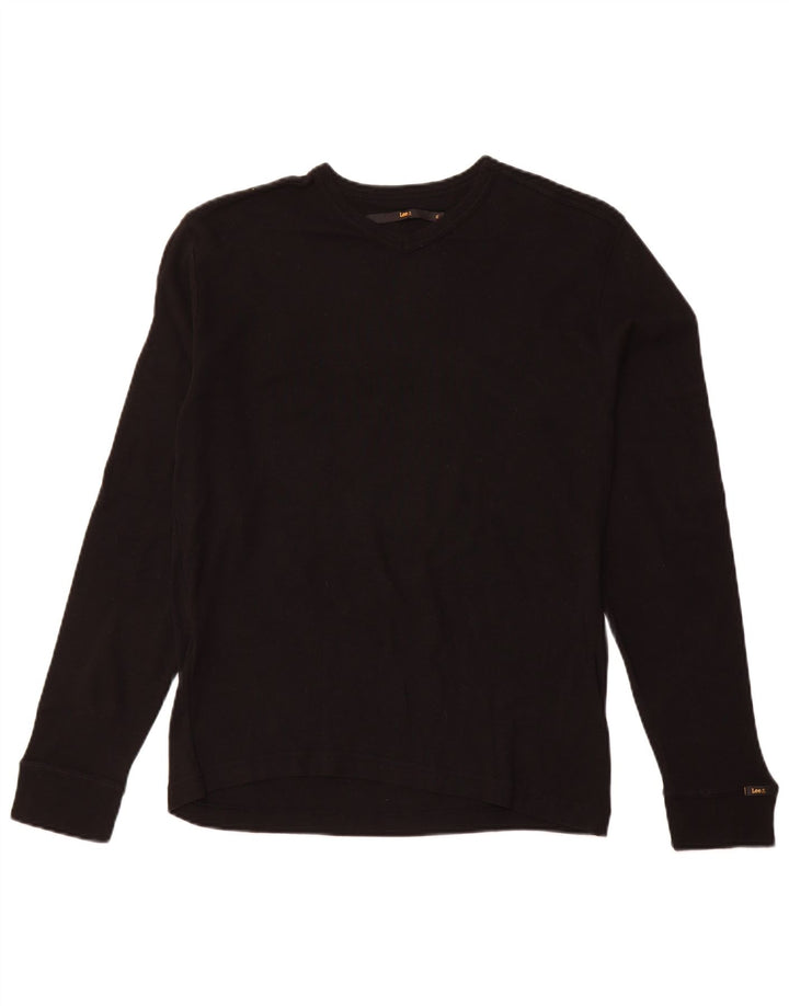 LEE Herren Top Langarm XL Schwarz Baumwolle