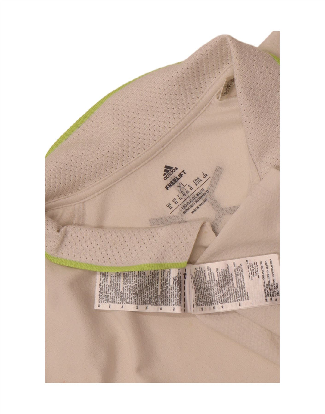 Adidas Herren Aeroready Poloshirt XL Weiß Polyester