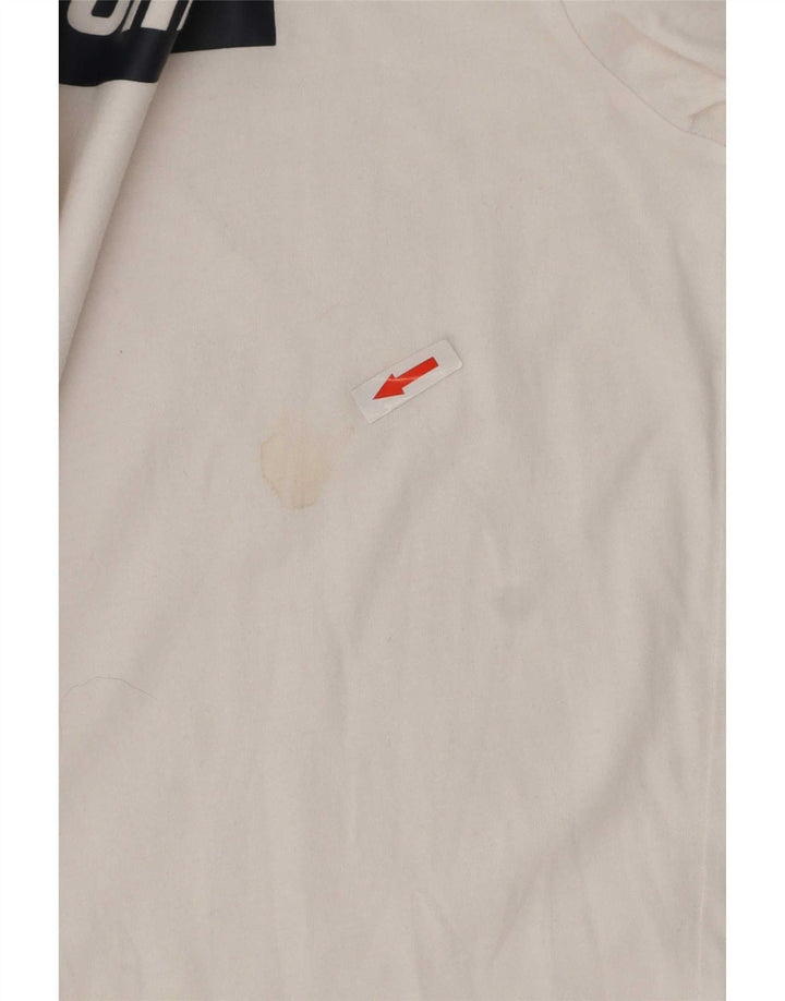 Jack & Jones Herren-T-Shirt mit Grafik, Größe L, aus weißer Baumwolle