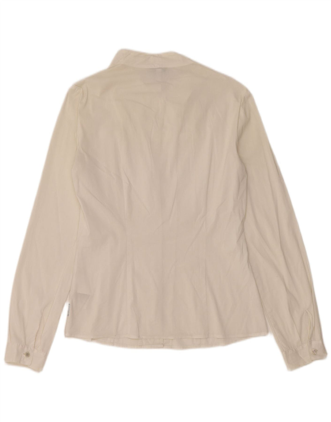 Armani Jeans Damenhemd US 4 Small Weiße Baumwolle