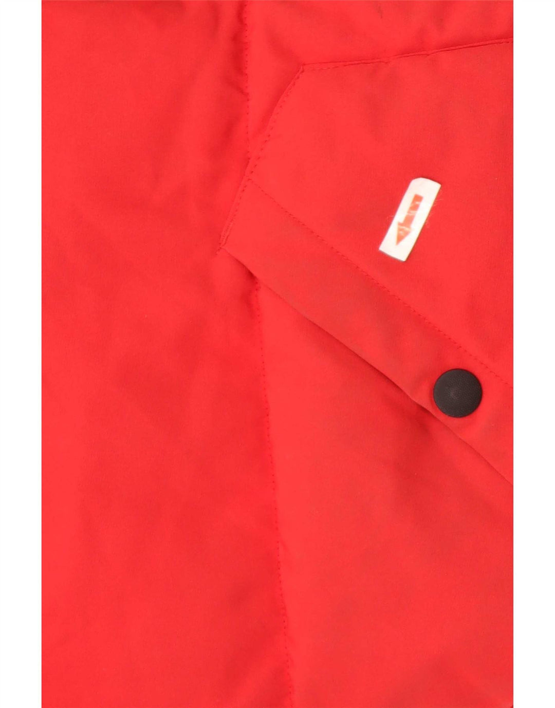 Marks & Spencer wattierte Herrenjacke mit Kapuze, UK 38, Mittelrot, Farbblock
