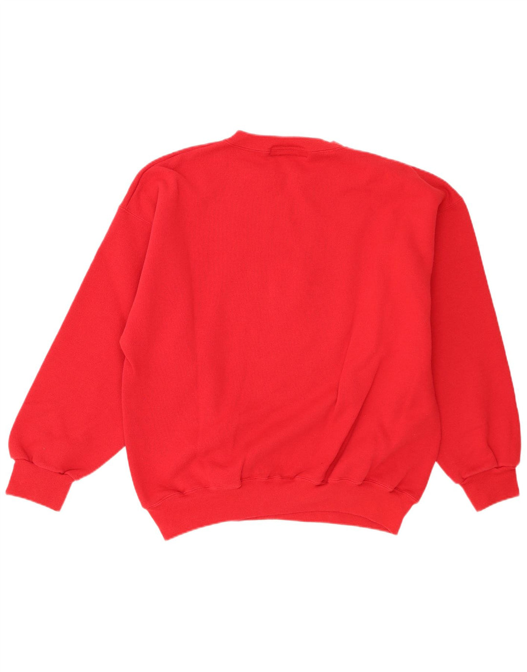 Vintage Herren Grafik Sweatshirt Pullover XL Rot Baumwolle