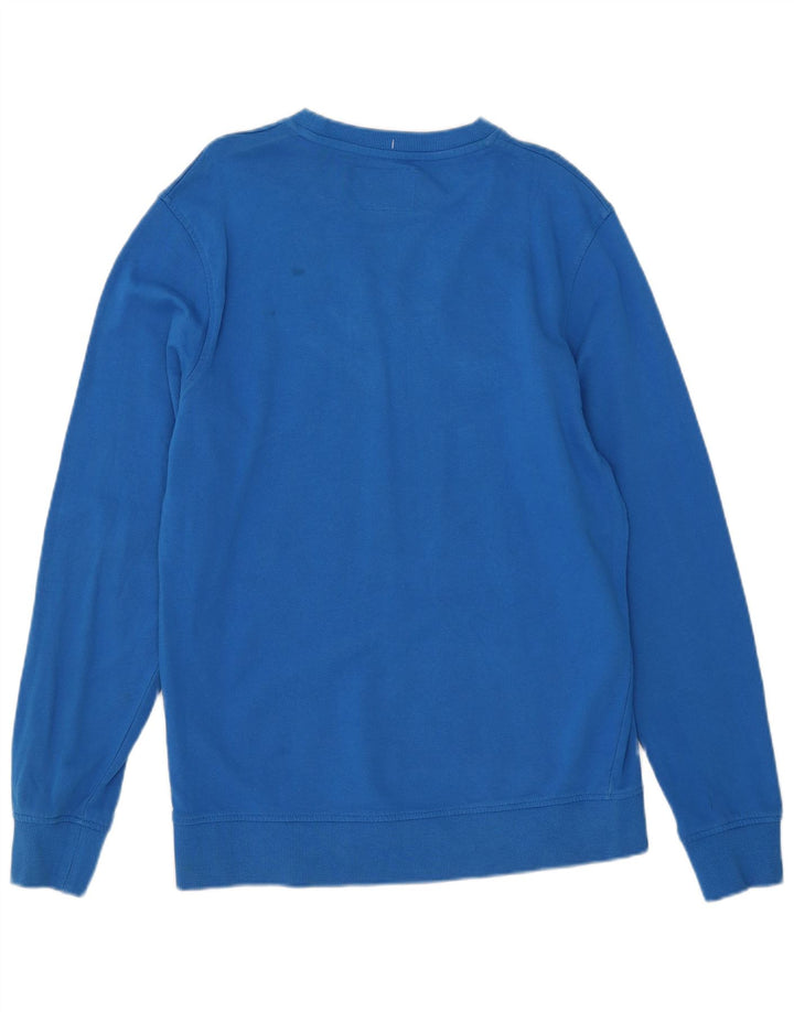 Jack & Jones Herren-Sweatshirt mit Grafik, groß, aus blauer Baumwolle