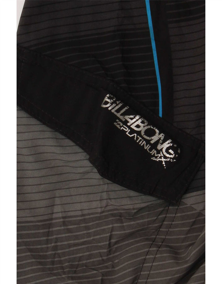 Billabong Herren-Badeshorts mit Grafik, mittelschwarz, geometrisch, Polyester