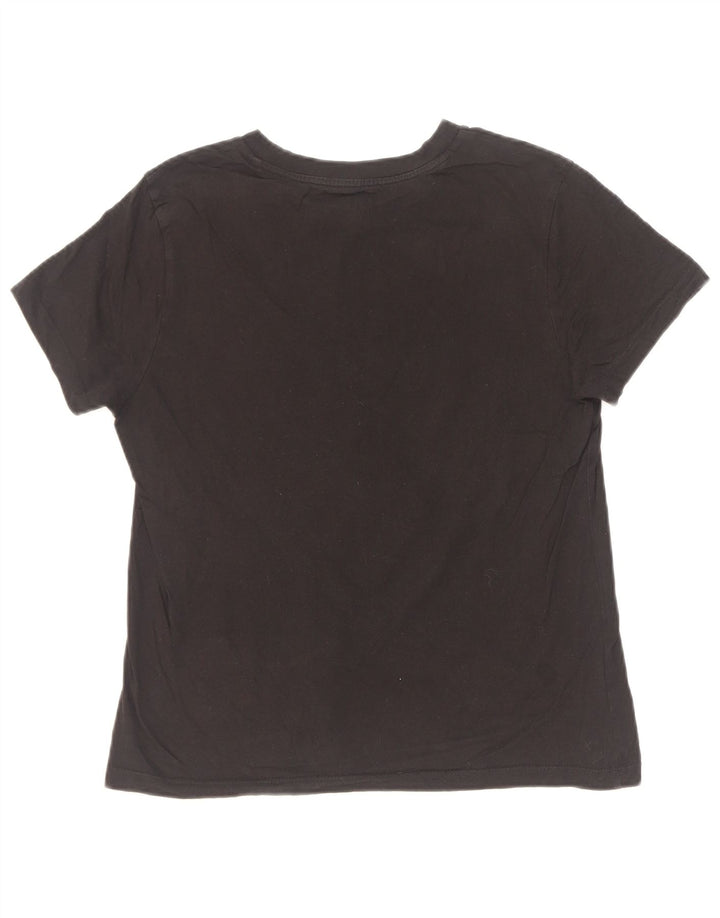 Vans Grafik-T-Shirt für Damen, UK 12, mittelschwarz, Baumwolle