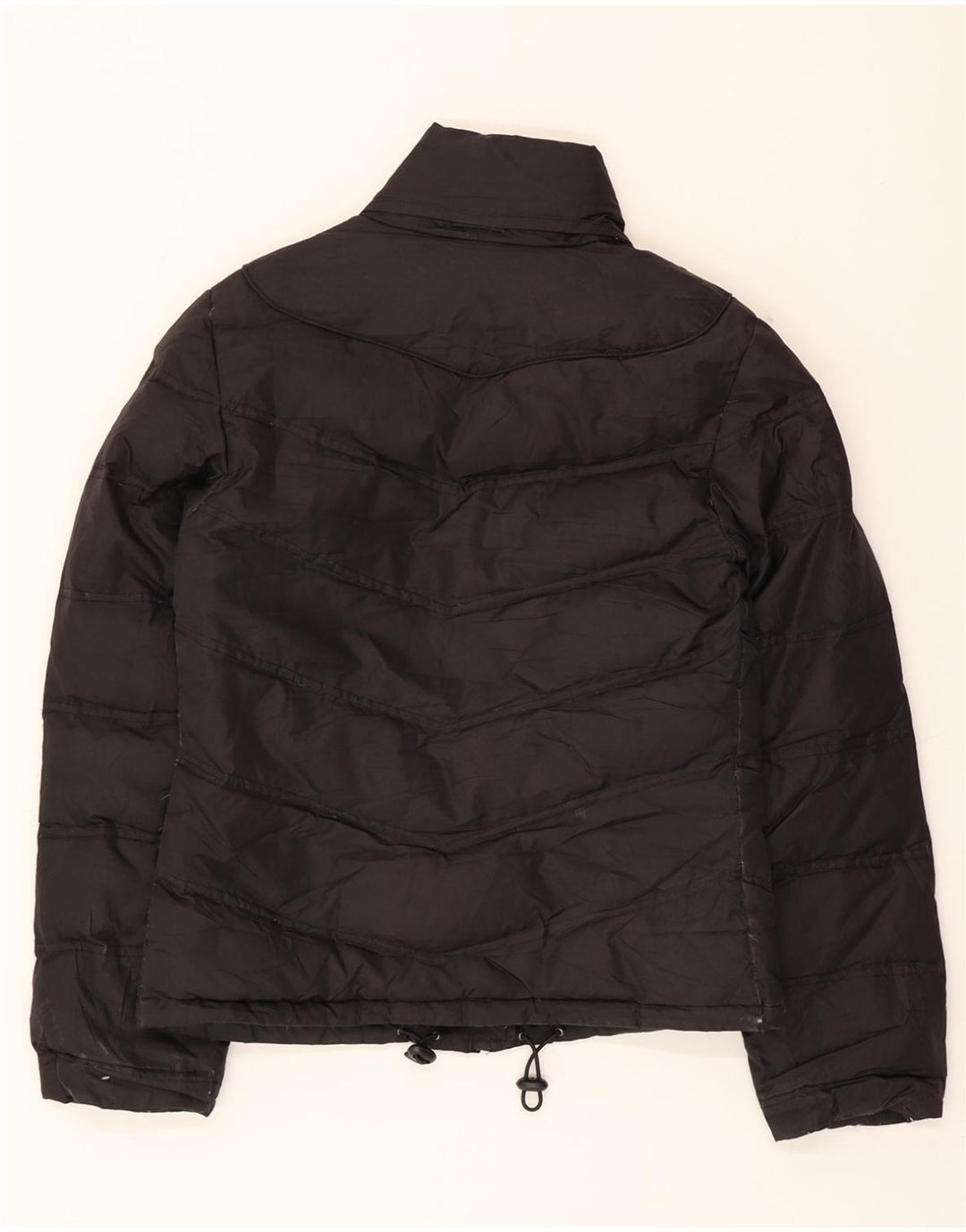 CALVIN KLEIN JEANS Womens Padded Jacket UK 10 Small Black Polyester Vintage Calvin Klein Jeans and Second-Hand Calvin Klein Jeans from Messina Hembry 