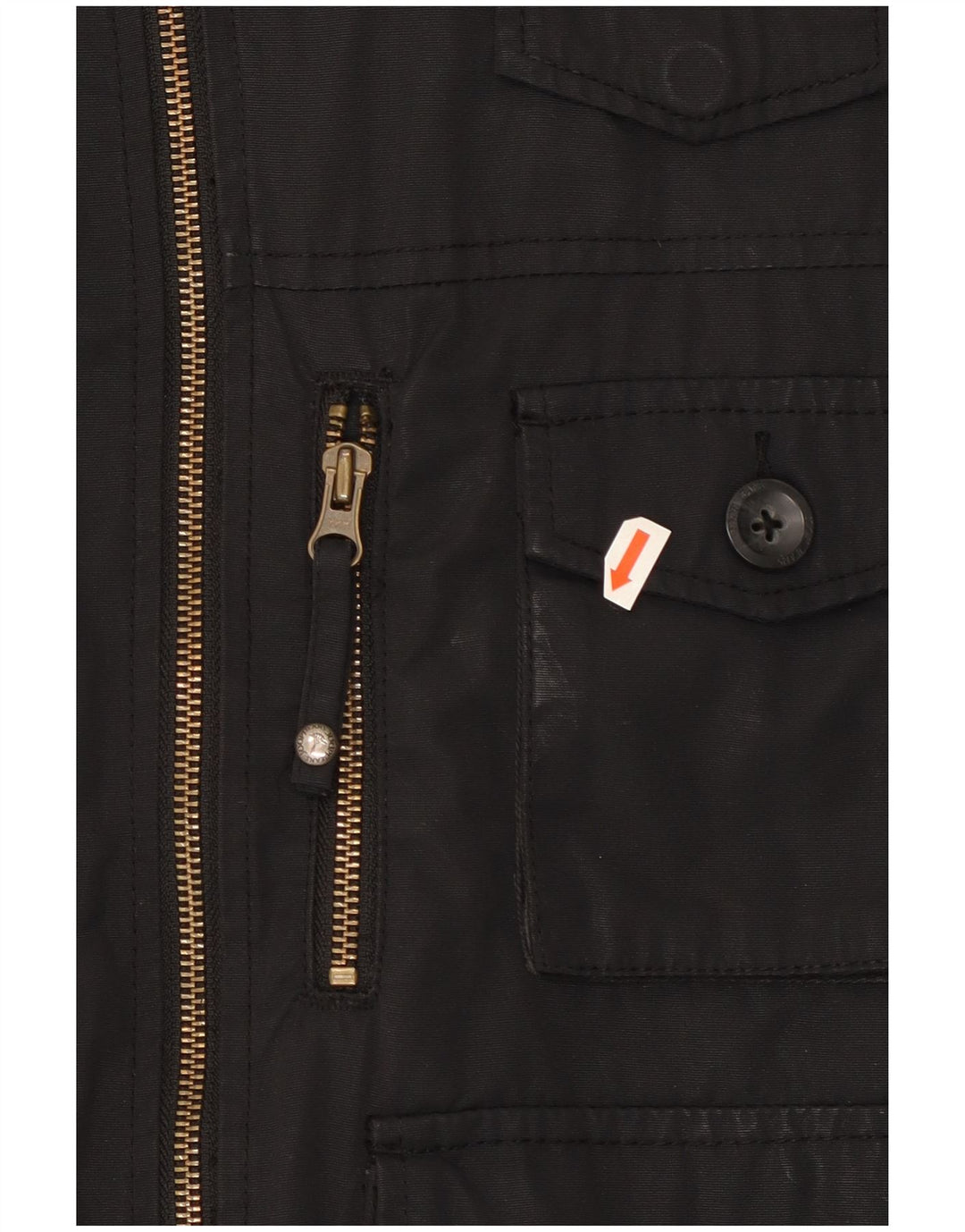Joop Herren-Utility-Jacke mit Kapuze, UK 38, Mittelschwarz, Polyester