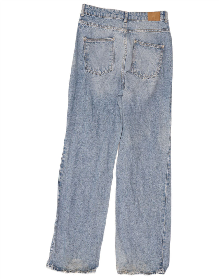 Zara Damen Straight Jeans EU 38 Small W30 L32 Blaue Baumwolle