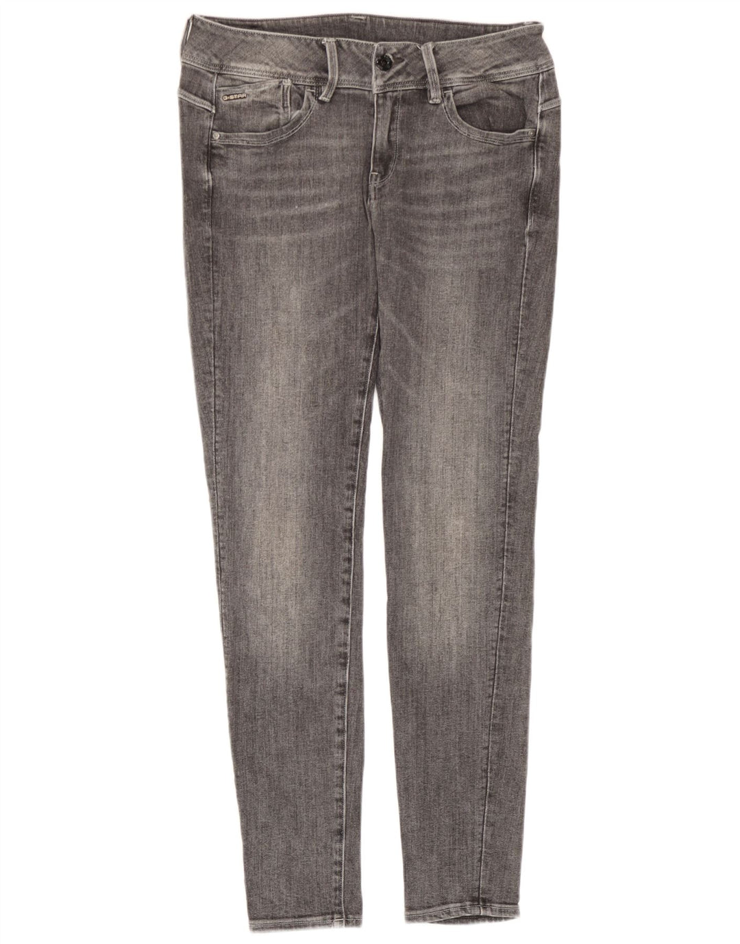 G-Star Damen Skinny Jeans W29 L32 Graue Baumwolle