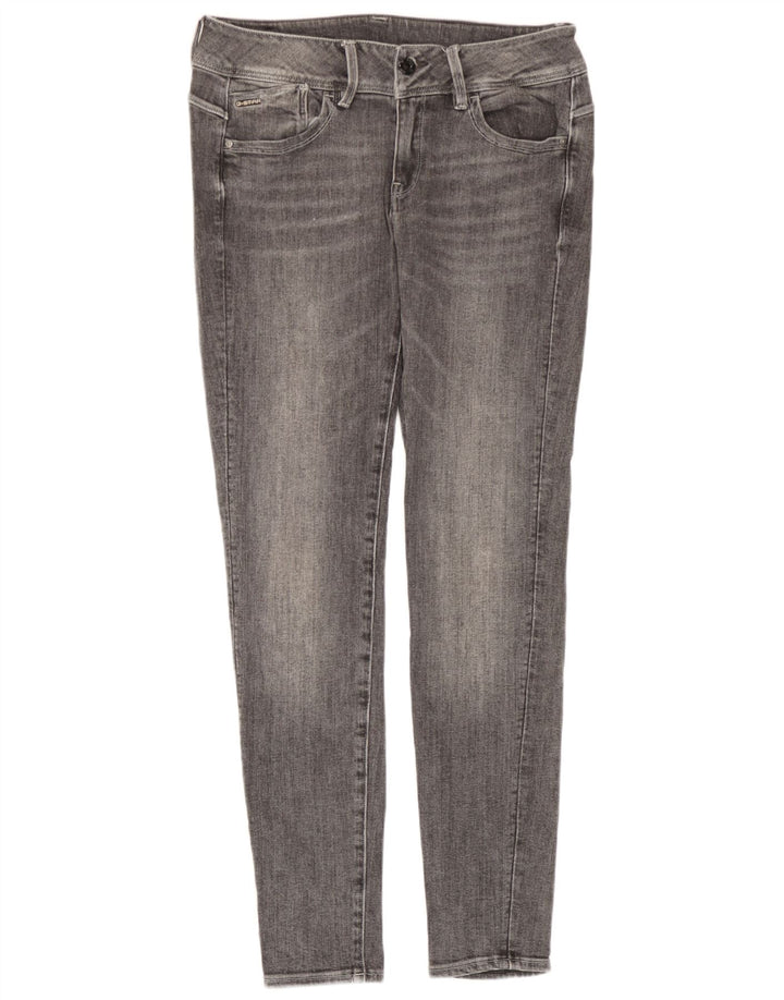 G-Star Damen Skinny Jeans W29 L32 Graue Baumwolle