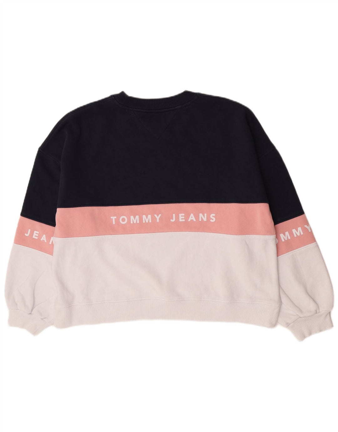 Tommy Hilfiger Damen-Sweatshirt mit Grafik, Gr. 14, mittleres Marineblau