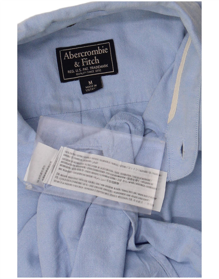 Abercrombie & Fitch Herren-Muskelhemd aus mittelblauer Baumwolle