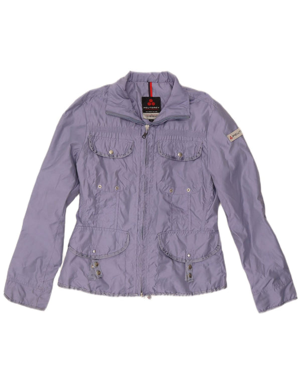 PEUTEREY Damen Utility-Jacke UK 12 Medium Purple Nylon