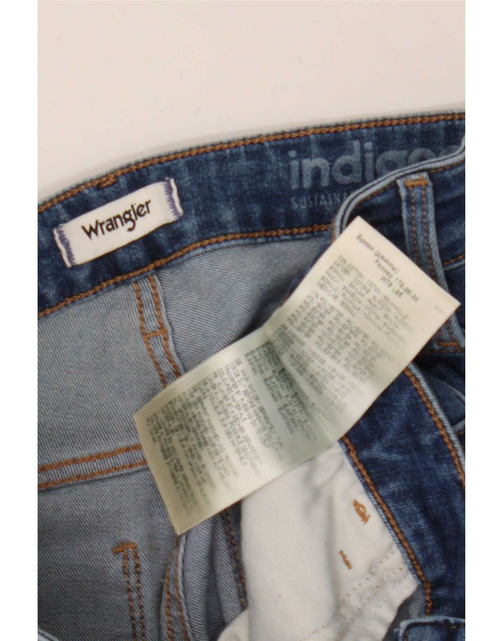 Wrangler Damen Slim Jeans W31 L34 Blaue Baumwolle