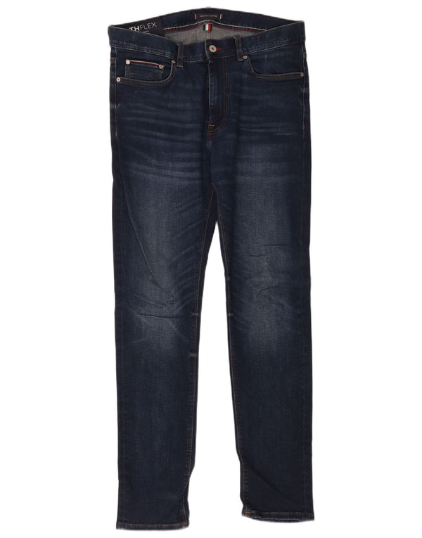 Tommy Hilfiger Herren Bleecker Slim Jeans W34 L32 Marineblau Baumwolle