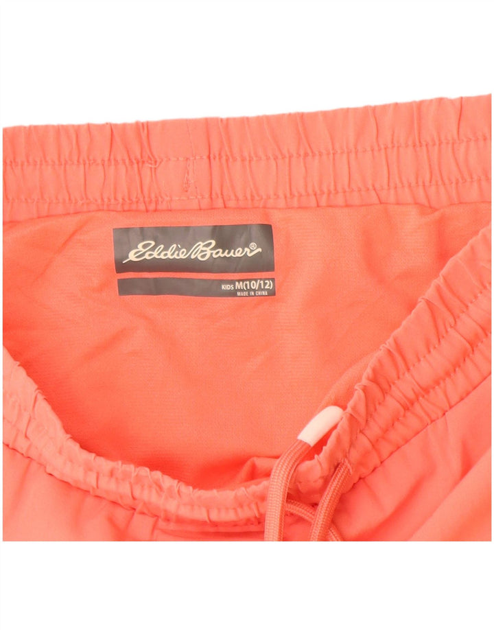 Eddie Bauer Mädchen-Sportshorts, 10–11 Jahre, Mittelorange, Polyester
