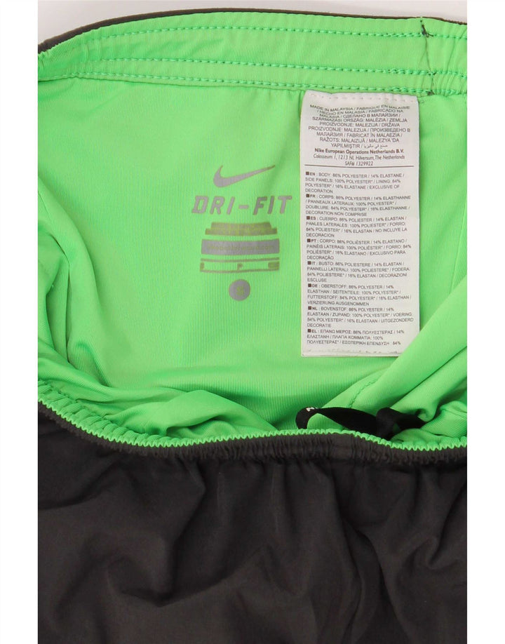 Nike Herren-Sportshorts „Regulär“, Größe S, Grau, Farbblock-Polyester, Sport