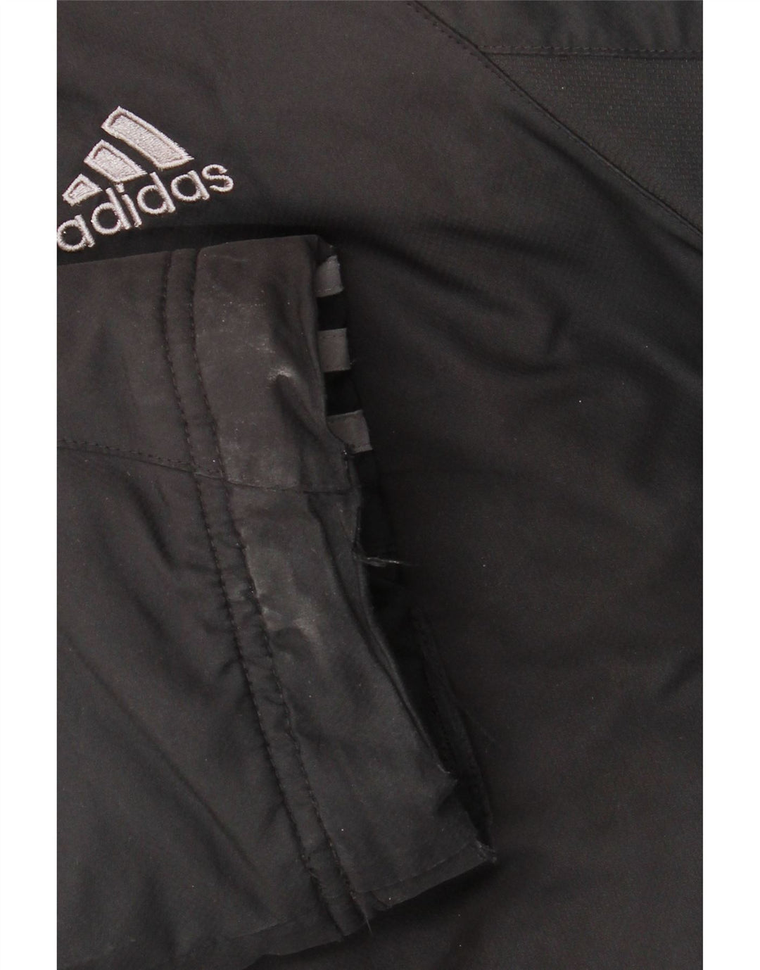 ADIDAS Herren Windjacke UK 40 Large Schwarz Polyester