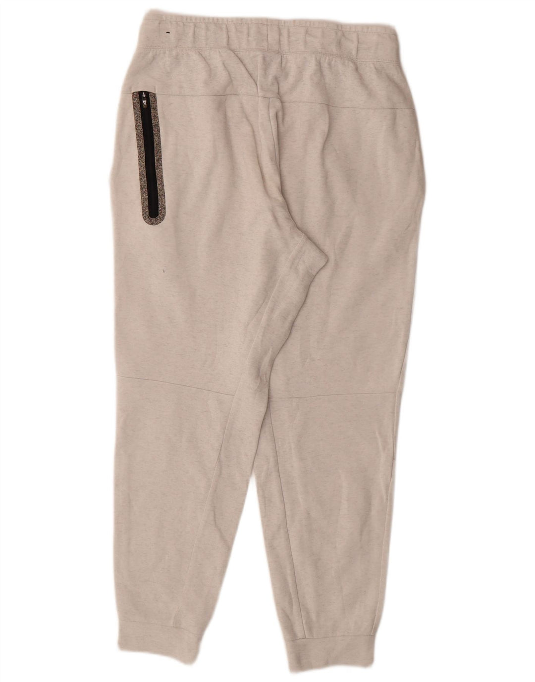 NIKE Mens Tracksuit Trousers Joggers Small Off White Cotton