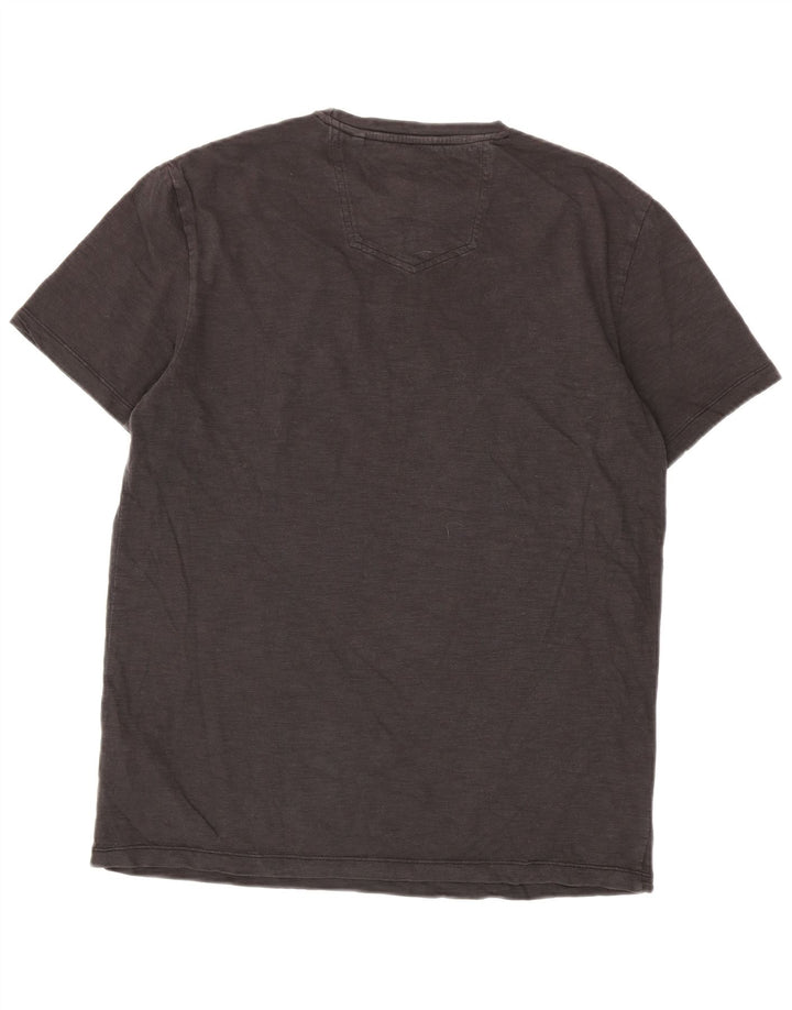 Fat Face Herren-T-Shirt mit Grafik, mittelschwarz, Baumwolle
