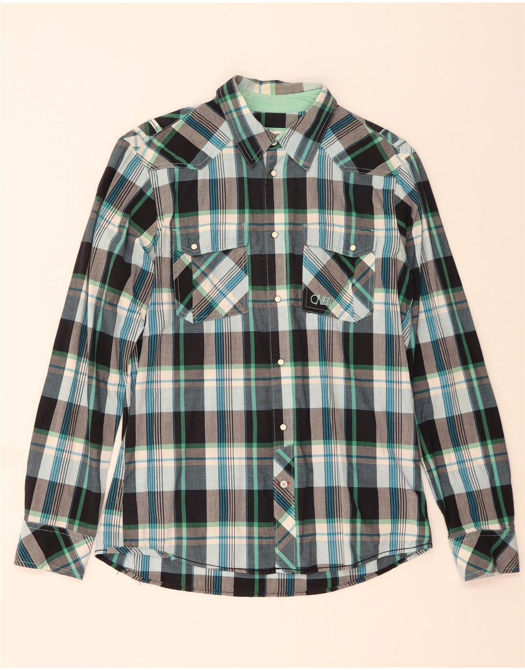 O'Neill Herren Slim-Fit-Hemd, groß, mehrfarbig, kariert, Baumwolle