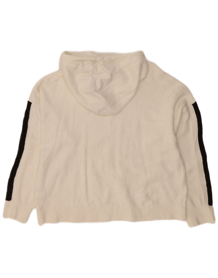 Tommy Hilfiger Damen-Pullover, übergroß, bauchfrei, Gr. 14, Mittelweiß