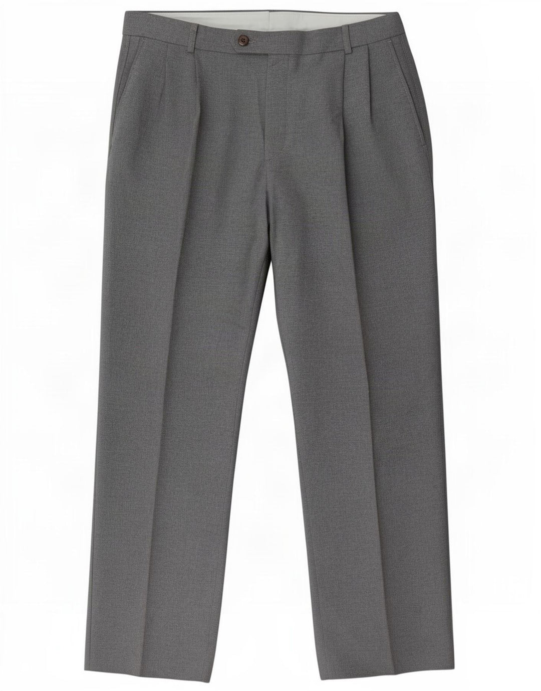 Farah Herren-Anzughose mit Pegged-Anzug, W34, L31, graues Polyester