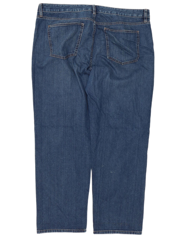 Marks & Spencer Damen Boyfriend Tapered Jeans UK 20 2XL W40 L31 Marineblau