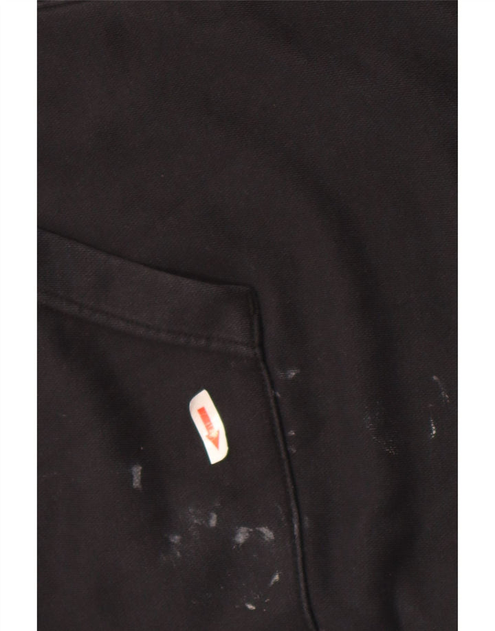Nike Herren-Kapuzenpullover mit Reißverschluss, 2XL, schwarze Baumwolle