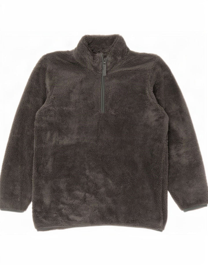 Mountain Warehouse Damen-Fleecepullover mit Reißverschluss am Kragen, UK 18, XL, Grau, Polyester