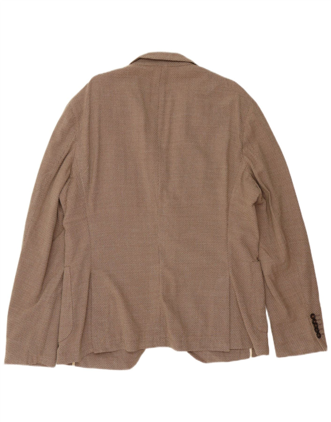 Hugo Boss Herren Slim Fit 2-Knopf-Blazerjacke EU 56 3XL Braune Schurwolle