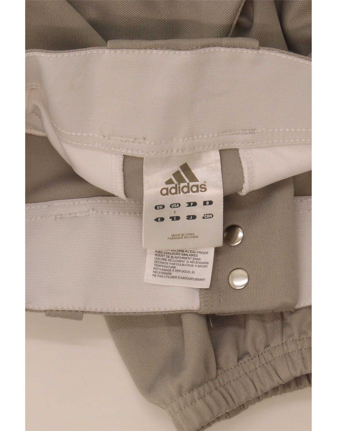 Adidas Jungen Capri-Trainingshose, Jogger, 8–9 Jahre, Größe S, grau, Polyester