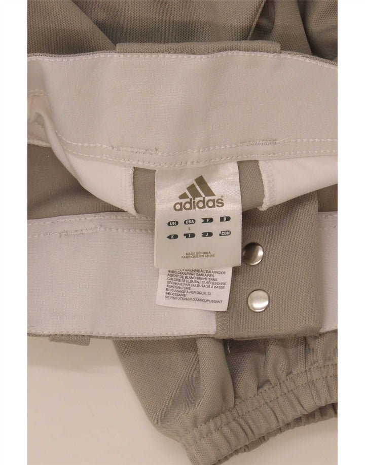Adidas Jungen Capri-Trainingshose, Jogger, 8–9 Jahre, Größe S, grau, Polyester
