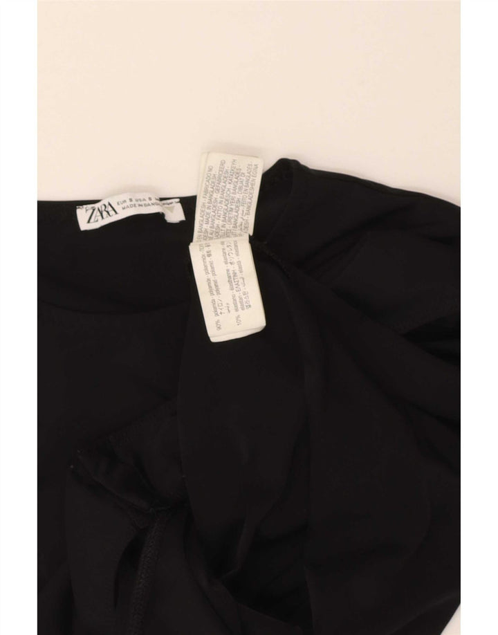 Zara Damen-Body UK 8 Small Schwarz Polyamid