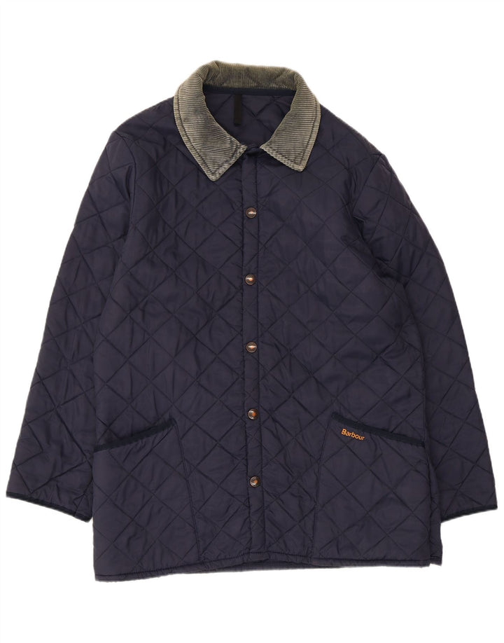 Barbour Herren Steppjacke UK 38 Mittel Marineblau